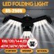 40W 60W 80W E27 LED Bulb SMD2835 Foldable Garage Light Deformable Ceiling Fixture Workshop Lamp AC85-265V 40W 60W 80W E27 LED Bulb SMD2835 Foldable Garage Light Deformable Ceiling Fixture Workshop Lamp AC85-265V
