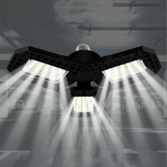 40W E27 Deformable 108LED Garage Light Bulb Waterproof Foldable Fixture Ceiling Workshop Night Lamp 85-265V 40W E27 Deformable 108LED Garage Light Bulb Waterproof Foldable Fixture Ceiling Workshop Night Lamp 85-265V