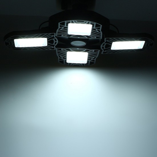40W E27 LED Garage Light Bulb Deformable Ceiling Fixture Lights Shop Workshop Lamp 85-265V