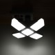 40W E27 LED Garage Light Four-Leaf Deformable High Bay Lamp Ceiling Warehouse Workshop Industrial Lighting