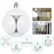 4+1 E27 LED Football Garage Light Bulb UFO Shape Industrial Indoor Foldable Home Lamp 85-265V