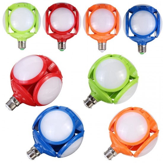 50W B22/E27 Deformable Garage Light Folding Bulb LED Light Football Lighting