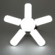 5+1 LED Garage Light 6500K Foldable Deformabl Ceiling Fixture Light Shop Workshop Lamp