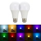 5W 10W 15W RGB E27 LED Globe Light Bulb 16 Color Changing 4 Mode Lamp + 24Keys IR Remote Control AC85-265V