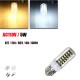 5W G9 E14 E27 B22 GU10 42 SMD 5733 LED White Warm White Cover Corn Light Lamp Bulb AC 110V