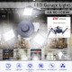 60/80/100W LED Garage Lights Deformable Ceiling Fixture Workshop Shop Three-Leaf 60/80/100W LED Garage Lights Deformable Ceiling Fixture Workshop Shop Three-Leaf