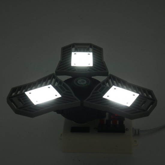 60W 85-265V Deformable LED Garage Light Super Bright Ceiling Lamp E27 Base
