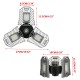 60W 85-265V Deformable LED Garage Light Super Bright Ceiling Lamp E27 Base 60W 85-265V Deformable LED Garage Light Super Bright Ceiling Lamp E27 Base