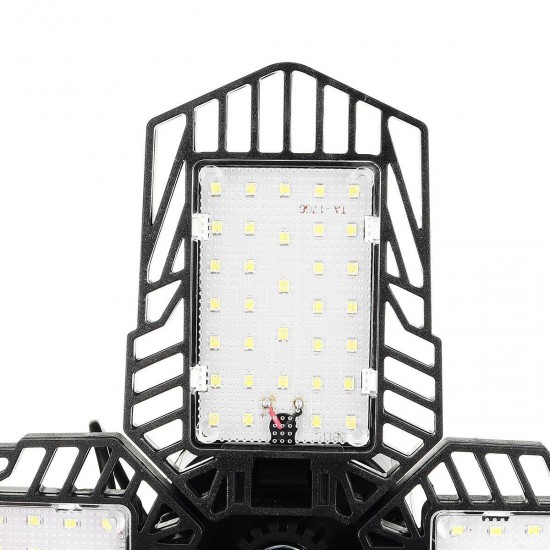60W E27 132 LED Garage Light 4 Blades Deformable Ceiling Lamp For Workshop Factory AC85-265V 60W E27 132 LED Garage Light 4 Blades Deformable Ceiling Lamp For Workshop Factory AC85-265V
