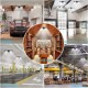 60W E27 2835SMD Radar Sensor LED Garage Light Bulb Foldable Three-Leaves Warehouse Ceiling Lamp AC85-265V 60W E27 2835SMD Radar Sensor LED Garage Light Bulb Foldable Three-Leaves Warehouse Ceiling Lamp AC85-265V