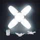 60W E27 LED Garage Light Bulb 4 Blades Deformable Home Ceiling Fixture Shop Lamp 95-265V