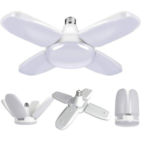 60W E27 LED Garage Light Bulb 4 Blades Deformable Home Ceiling Fixture Shop Lamp 95-265V 60W E27 LED Garage Light Bulb 4 Blades Deformable Home Ceiling Fixture Shop Lamp 95-265V