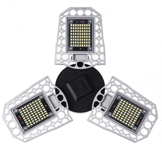 60W/80W/100W LED Garage Shop Work Lights Home Ceiling Fixture Deformable Workshop Lamp