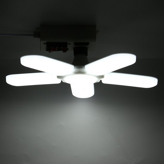 75W E27 2500LM Deformable LED Ceiling Lamp Light Fixture Foldable Home Garage
