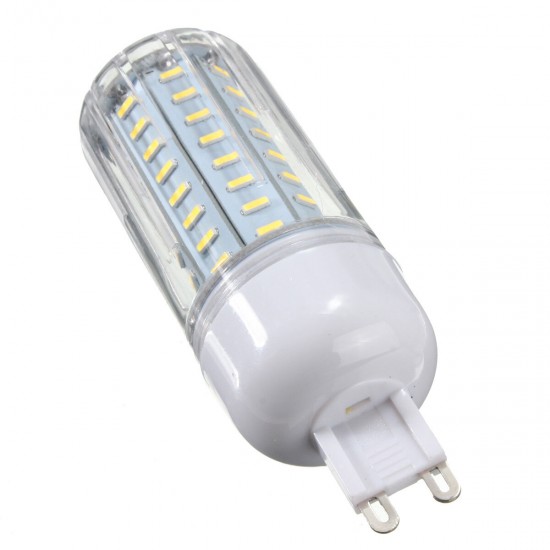 7W E14 E12 E27 B22 G9 GU10 72 SMD 4014 LED White Warm White Cover Corn Lamp Bulb AC 220V