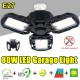 80W LED Garage Lamp Three-Leaves E27 Light Bulb Deformable Shop Work Lighting Home Ceiling Fixtures