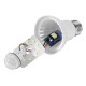 AC 85V-265V 6500K 240 lm 9W 120° E27 12 LED Globe Bulb Light Motion Sensor Lamp