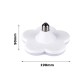 AC180-240V E27 24W 72 LED Plum Blossom Shaped Ceiling Light Bulb for Indoor Bedroom Home Decoration