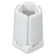 AC220V 60W E27 Pure White Five Leaves Deformable Foldable LED Light Bulb Garage Lamp for Paking Lot
