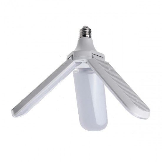 AC85-265V 45W 2835SMD Three Leaves LED Ceiling Light Bulb Foldable Garage Lamp for Home Basement Decor AC85-265V 45W 2835SMD Three Leaves LED Ceiling Light Bulb Foldable Garage Lamp for Home Basement Decor