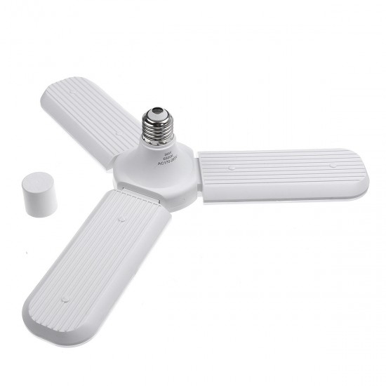 AC85-265V 45W 2835SMD Three Leaves LED Ceiling Light Bulb Foldable Garage Lamp for Home Basement Decor AC85-265V 45W 2835SMD Three Leaves LED Ceiling Light Bulb Foldable Garage Lamp for Home Basement Decor