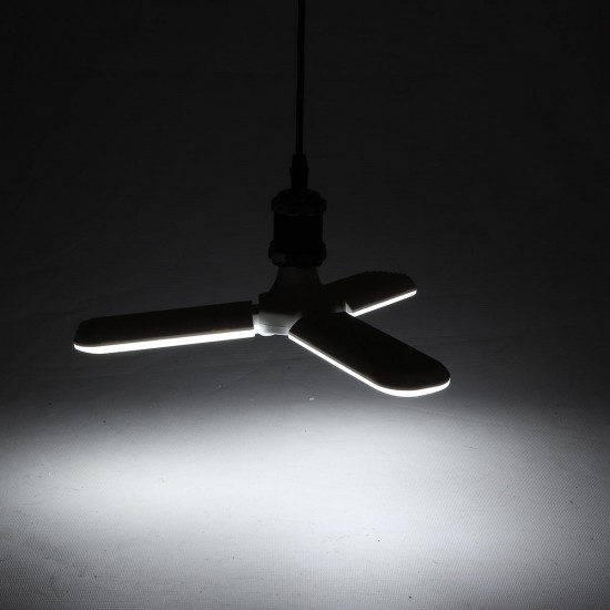 AC85-265V 45W 2835SMD Three Leaves LED Ceiling Light Bulb Foldable Garage Lamp for Home Basement Decor AC85-265V 45W 2835SMD Three Leaves LED Ceiling Light Bulb Foldable Garage Lamp for Home Basement Decor