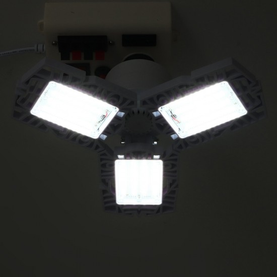AC85-265V 60W E27 LED Garage Light Bulb SMD2835 Foldable Super Bright Adjustable Ceiling Lamp