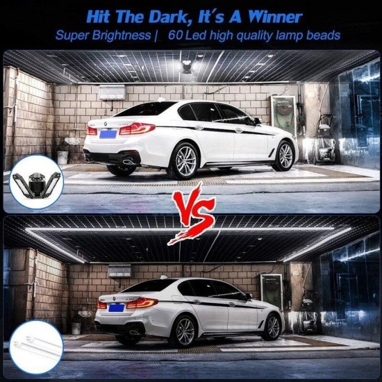 AC85-265V 60W E27 LED Light Bulb Three-Leaves Deformable Foldable Workshop Ceiling Garage Lamp AC85-265V 60W E27 LED Light Bulb Three-Leaves Deformable Foldable Workshop Ceiling Garage Lamp