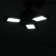 AC85-265V E26 E27 60W Pure White 144 LED Folding Garage Ceiling Light Bulb Workshop Adjustable Deformable Lamp