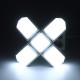 AC85-265V E27 40W Folding Four-Leaf LED Lamp Household Deformation Uniform Bulb Indoor Lighting AC85-265V E27 40W Folding Four-Leaf LED Lamp Household Deformation Uniform Bulb Indoor Lighting