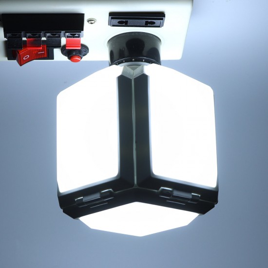 AC85-265V E27 40W Folding Four-Leaf LED Lamp Household Deformation Uniform Bulb Indoor Lighting AC85-265V E27 40W Folding Four-Leaf LED Lamp Household Deformation Uniform Bulb Indoor Lighting