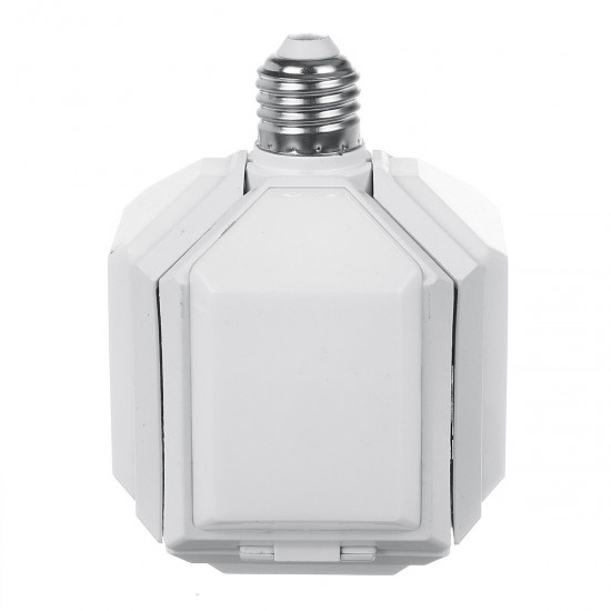 AC85-265V E27 40W Folding Four-Leaf LED Lamp Household Deformation Uniform Bulb Indoor Lighting AC85-265V E27 40W Folding Four-Leaf LED Lamp Household Deformation Uniform Bulb Indoor Lighting