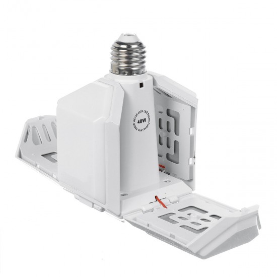 AC85-265V E27 40W Folding Four-Leaf LED Lamp Household Deformation Uniform Bulb Indoor Lighting AC85-265V E27 40W Folding Four-Leaf LED Lamp Household Deformation Uniform Bulb Indoor Lighting