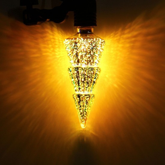 AC85-265V E27 4W Christmas Tree 3D Firework LED Light Bulb for Holiday Home Decorate Restaurant Decor AC85-265V E27 4W Christmas Tree 3D Firework LED Light Bulb for Holiday Home Decorate Restaurant Decor