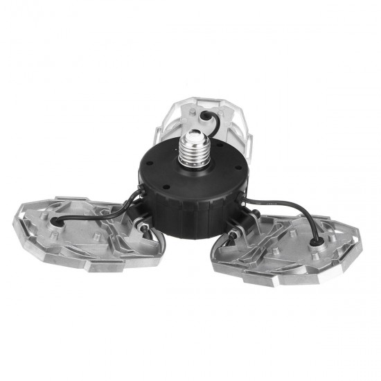 AC85-265V E27 60W Pure White Three-Leaf Sliver 126LED Deformable Foldable Garage Light Bulb Shop Ceiling Lamp AC85-265V E27 60W Pure White Three-Leaf Sliver 126LED Deformable Foldable Garage Light Bulb Shop Ceiling Lamp