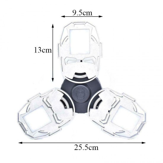 AC85-265V E27 60W Pure White Three-Leaf Sliver 126LED Deformable Foldable Garage Light Bulb Shop Ceiling Lamp AC85-265V E27 60W Pure White Three-Leaf Sliver 126LED Deformable Foldable Garage Light Bulb Shop Ceiling Lamp