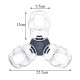AC85-265V E27 60W Pure White Three-Leaf Sliver 126LED Deformable Foldable Garage Light Bulb Shop Ceiling Lamp AC85-265V E27 60W Pure White Three-Leaf Sliver 126LED Deformable Foldable Garage Light Bulb Shop Ceiling Lamp