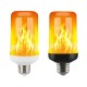 AC85-265V E27 7W Flame Effect Fire Light Bulb Gravity Sensor 4 Modes Flickering Lamp