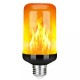 AC85-265V E27 7W Flame Effect Fire Light Bulb Gravity Sensor 4 Modes Flickering Lamp