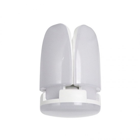 AC95-265V 45W E27 3 Blades Adjustable Deformable LED Garage Light Bulb Foldable Indoor Lamp