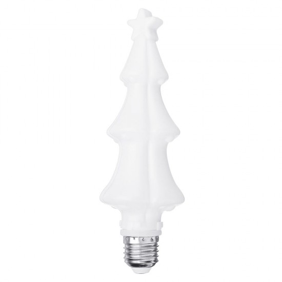 AC85-265V E27 1W RGB+Yellow Christmas Tree Shape LED Light Bulb for Holiday Decor AC85-265V E27 1W RGB+Yellow Christmas Tree Shape LED Light Bulb for Holiday Decor