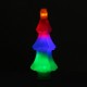 AC85-265V E27 1W RGB+Yellow Christmas Tree Shape LED Light Bulb for Holiday Decor