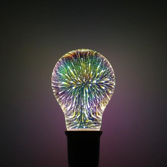 E27 5W SMD2835 LED Warm White 3D Decorative Edison Light Bulbs Holiday Party Lamp AC85-265V