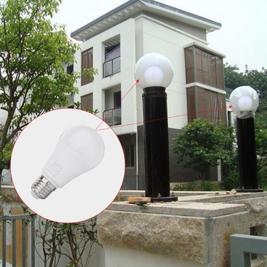 E27 A60 9W 620LM Warm White Pure White Dusk to Dawn LED Sensor Globe Light Bulb AC100-240V E27 A60 9W 620LM Warm White Pure White Dusk to Dawn LED Sensor Globe Light Bulb AC100-240V