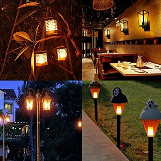 E27 E14 2.7W SMD2835 1595K Two Modes 63LEDs Warm White Flame Light Bulb AC85-265V E27 E14 2.7W SMD2835 1595K Two Modes 63LEDs Warm White Flame Light Bulb AC85-265V
