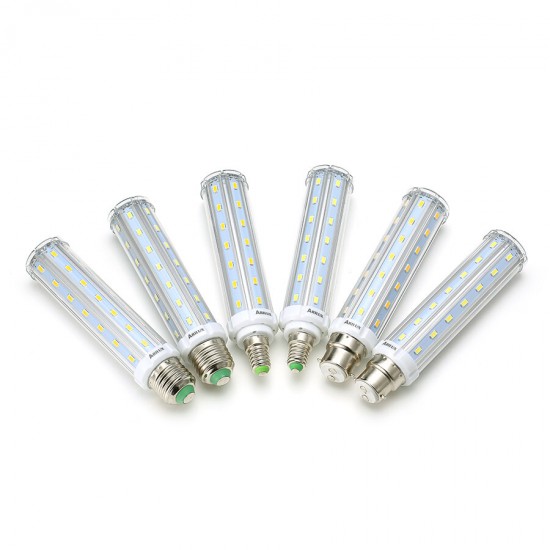 HL-CB 03 E27 E14 B22 15W 5730 Super Bright No Strobe LED Corn T10 Tubular Bulb Replacement AC85-265V