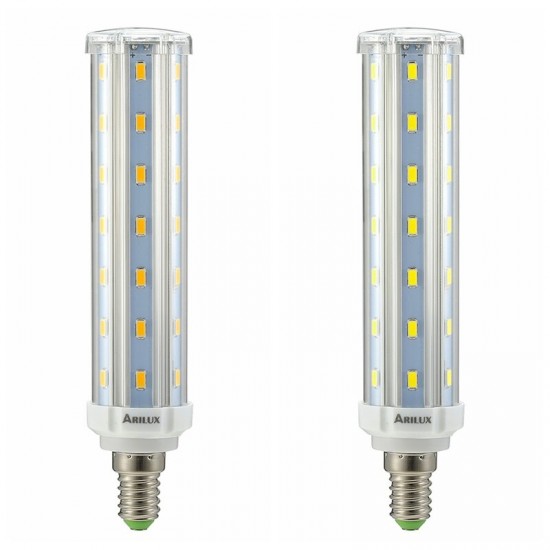 HL-CB 03 E27 E14 B22 15W 5730 Super Bright No Strobe LED Corn T10 Tubular Bulb Replacement AC85-265V