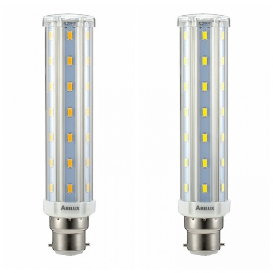 HL-CB 03 E27 E14 B22 15W 5730 Super Bright No Strobe LED Corn T10 Tubular Bulb Replacement AC85-265V