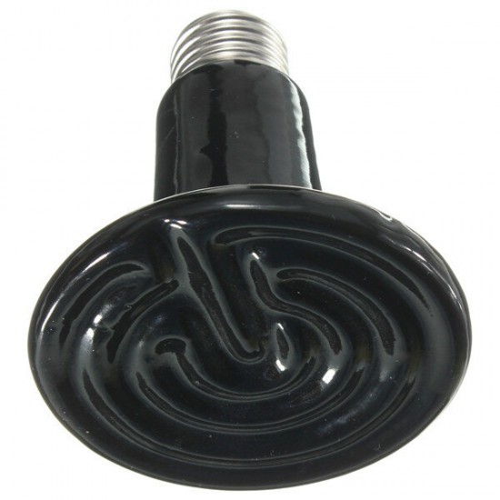 Diameter 90mm Ceramic Emitter Heated Pet Appliances Reptile Heat Lamp Black 25W/50W/75W/100W/150W/200W AC 220V Diameter 90mm Ceramic Emitter Heated Pet Appliances Reptile Heat Lamp Black 25W/50W/75W/100W/150W/200W AC 220V