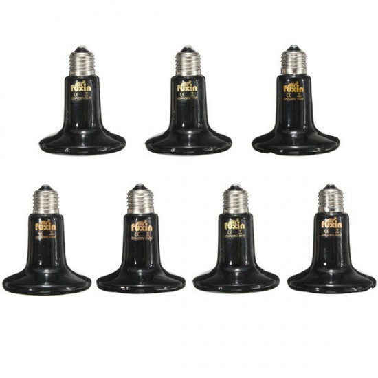 Diameter 90mm Ceramic Emitter Heated Pet Appliances Reptile Heat Lamp Black 25W/50W/75W/100W/150W/200W AC 220V Diameter 90mm Ceramic Emitter Heated Pet Appliances Reptile Heat Lamp Black 25W/50W/75W/100W/150W/200W AC 220V